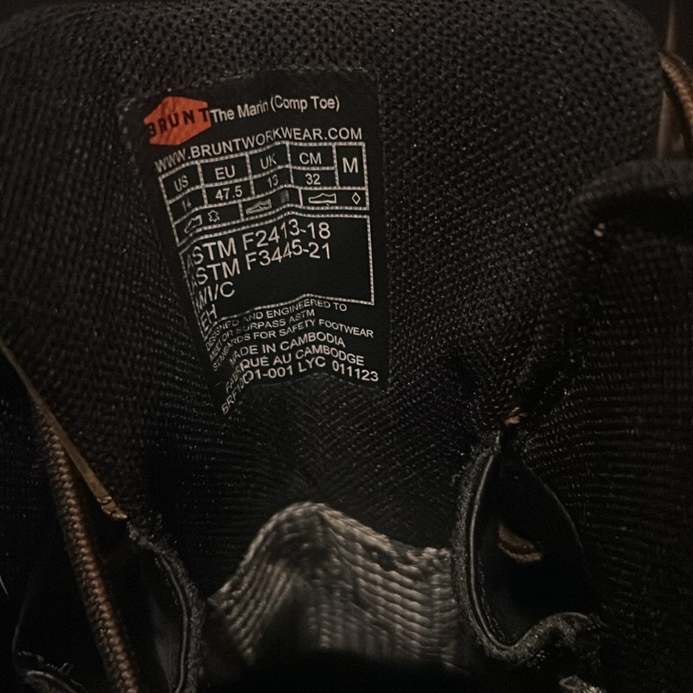 Size 14 Brunt Comp Toe - Picture 8 of 10
